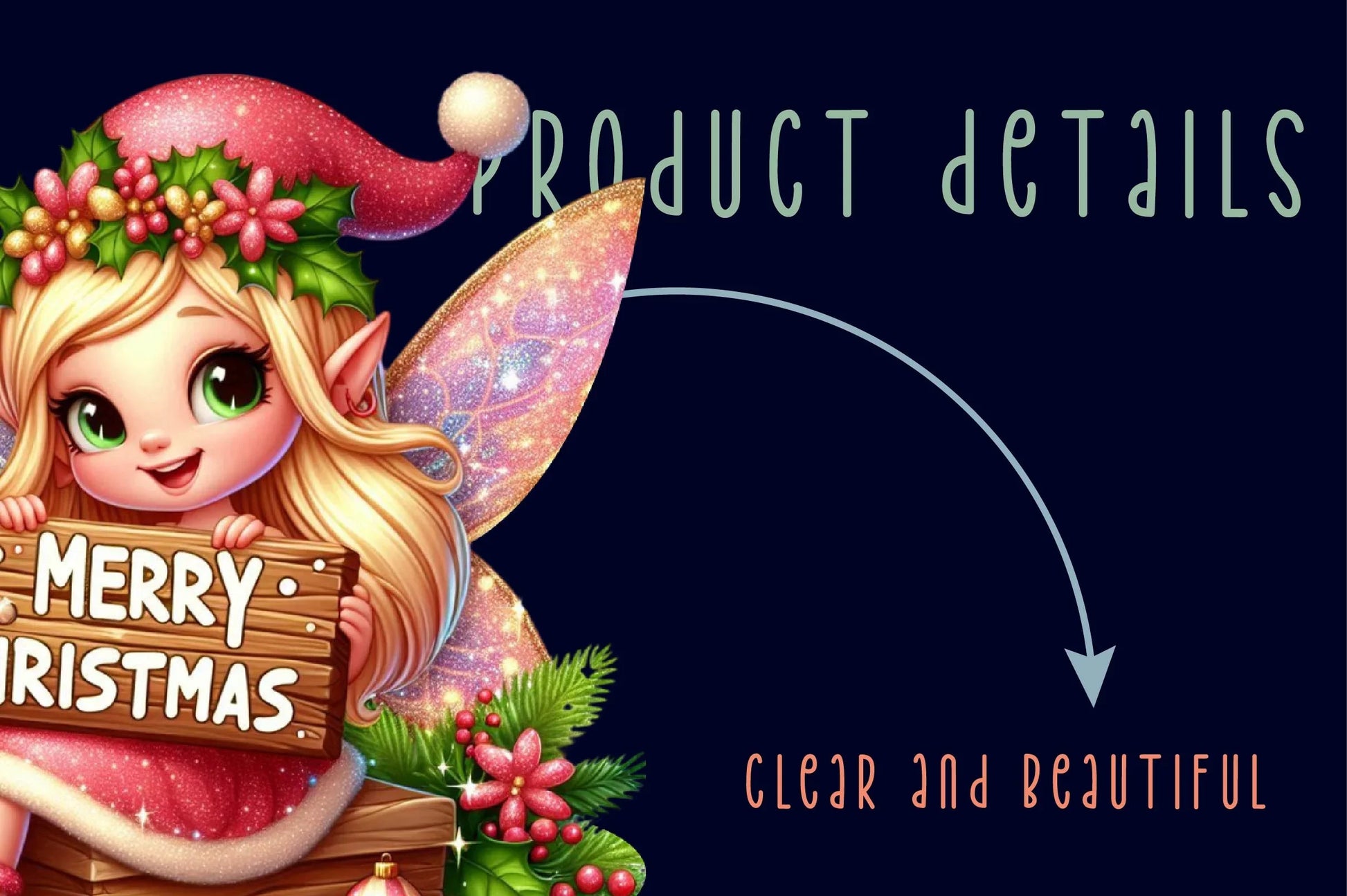 Christmas Fairy Clipart Bundle - CraftNest - Digital Crafting and Art