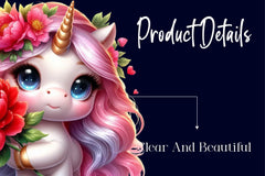 Unicorn Cute Unicorns Clipart Bundle - CraftNest - Digital Crafting and Art