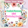 Pocket Flower Coloring Book Bundle