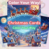 Christmas Cards Coloring Books Bundle