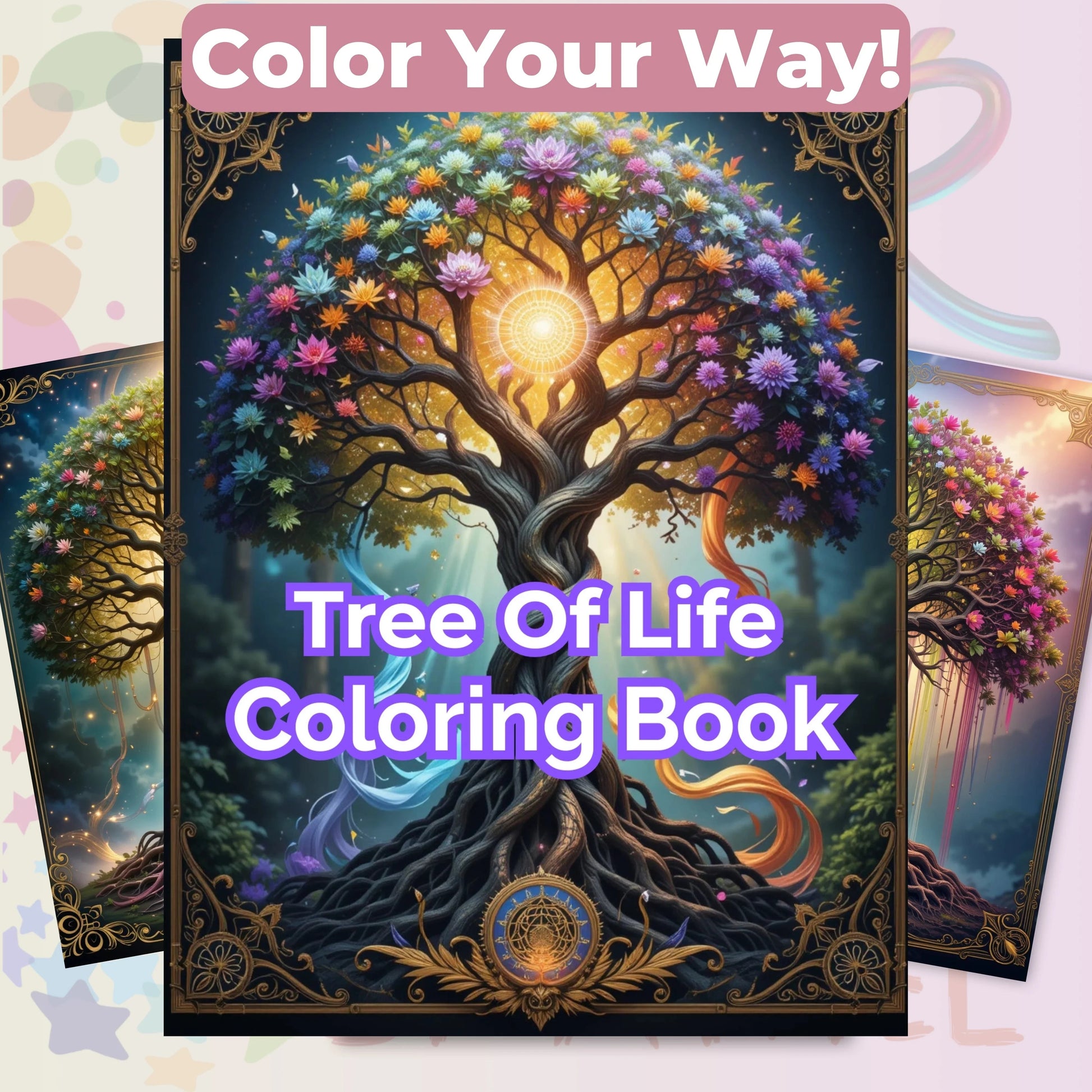 Tree of Life Coloring Book Bundle - CraftNest - Digital Crafting and Art