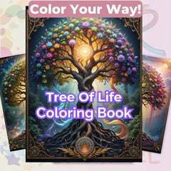 Tree of Life Coloring Book Bundle - CraftNest - Digital Crafting and Art