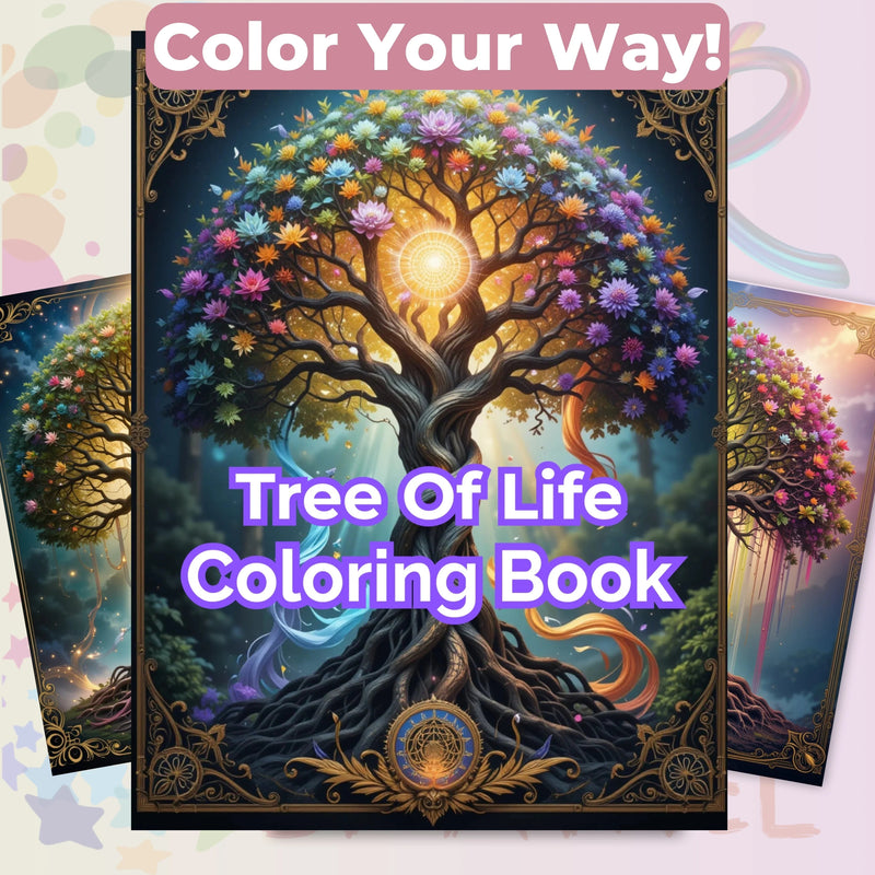 Tree of Life Coloring Book Bundle - CraftNest - Digital Crafting and Art