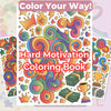 Hard Motivation Coloring Books Bundle