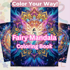 Fairy Mandala Coloring Book Bundle - CraftNest - Digital Crafting and Art