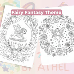 Fairy Mandala Coloring Book Bundle - CraftNest - Digital Crafting and Art