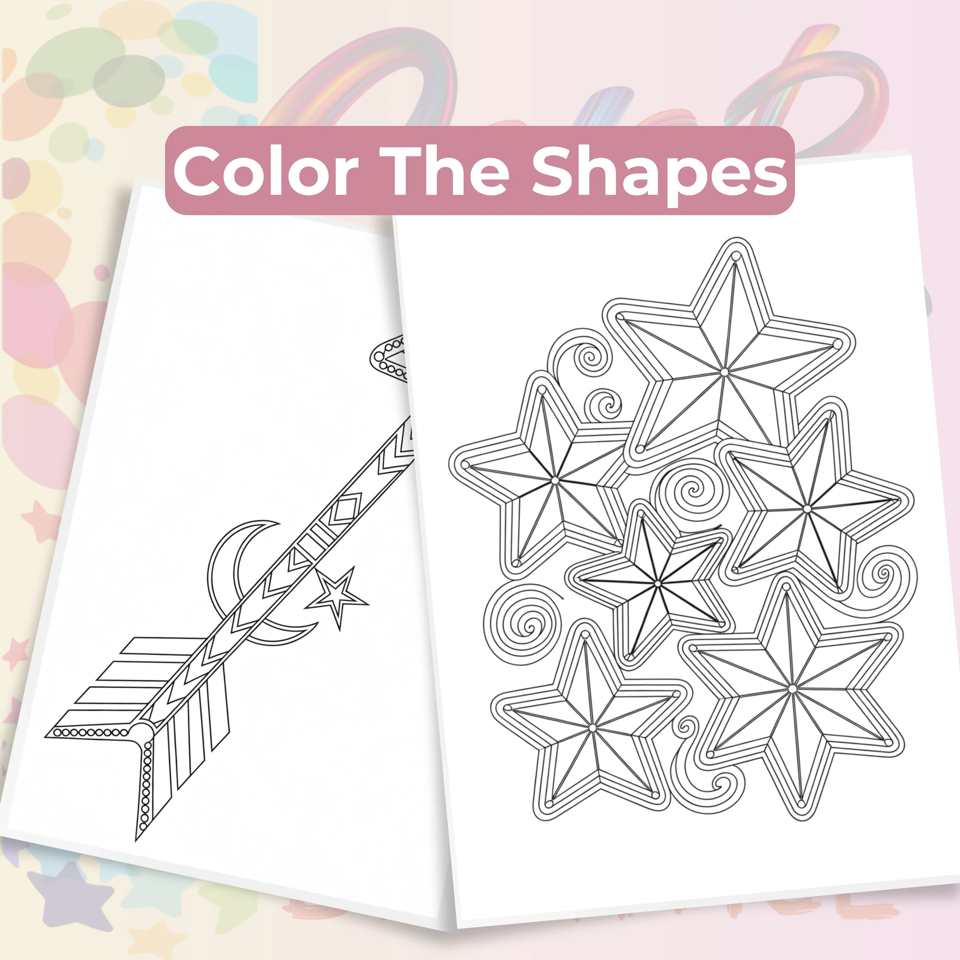 Zentangle & Monochrome Celestial Coloring Books Bundle - CraftNest - Digital Crafting and Art