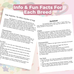 Dog Breeds Coloring Book & Fun Facts Bundle - CraftNest - Digital Crafting and Art