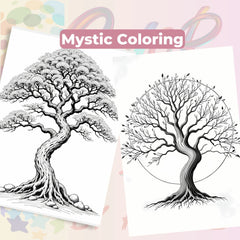 Tree of Life Coloring Book Bundle - CraftNest - Digital Crafting and Art