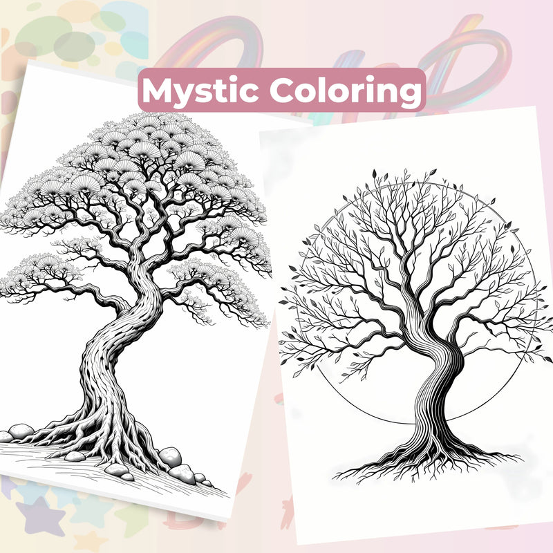 Tree of Life Coloring Book Bundle - CraftNest - Digital Crafting and Art