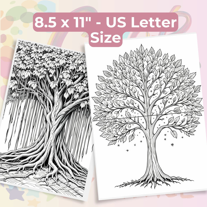 Tree of Life Coloring Book Bundle - CraftNest - Digital Crafting and Art