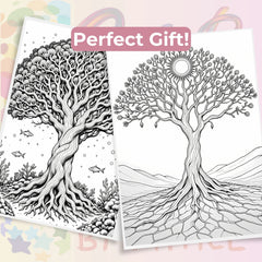 Tree of Life Coloring Book Bundle - CraftNest - Digital Crafting and Art