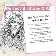 Capricorn Coloring Book Bundle - CraftNest - Digital Crafting and Art