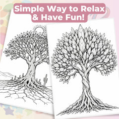 Tree of Life Coloring Book Bundle - CraftNest - Digital Crafting and Art