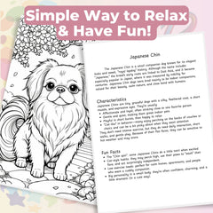 Dog Breeds Coloring Book & Fun Facts Bundle - CraftNest - Digital Crafting and Art
