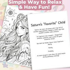 Capricorn Coloring Book Bundle - CraftNest - Digital Crafting and Art