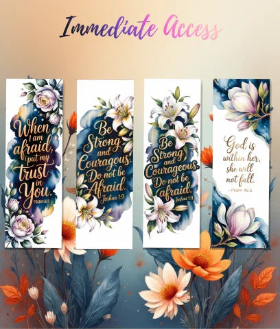Bible Quotes Bookmarks Junk Journal Bundle - CraftNest - Digital Crafting and Art