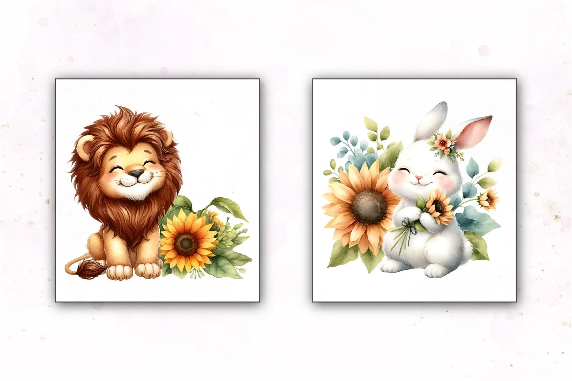 Sunflower Animals Clipart Bundle 22 - CraftNest - Digital Crafting and Art