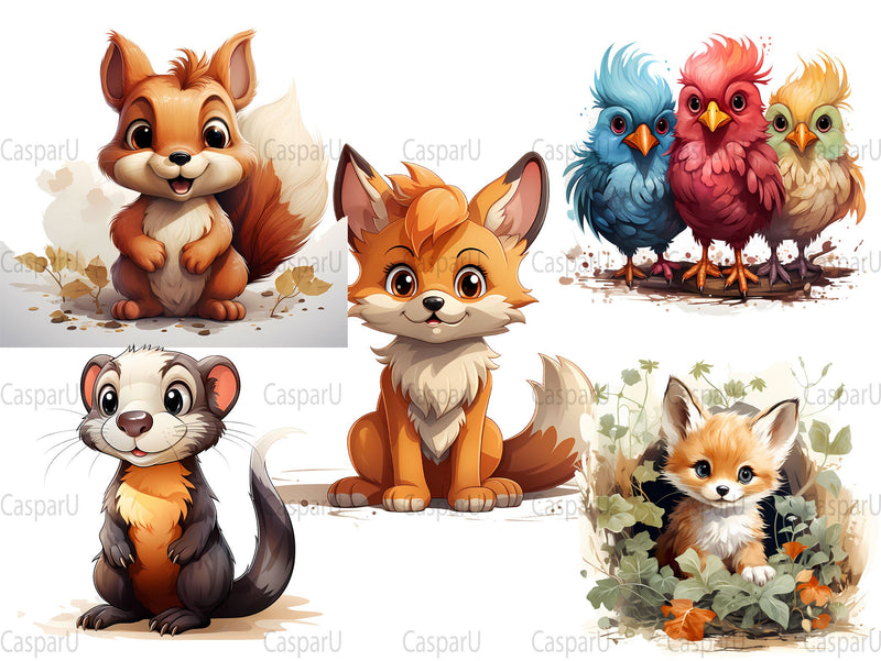 Cute Farm Animals Clipart - CraftNest