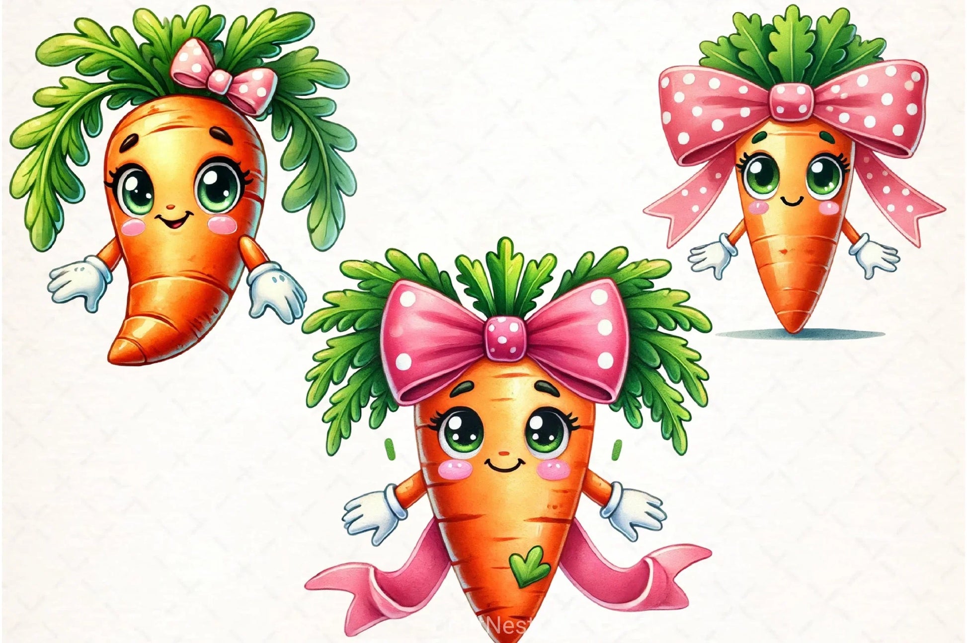 Funny Carrots Clipart Bundle - CraftNest - Digital Crafting and Art
