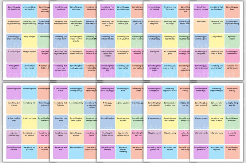 700 Creative Kids Prompts Card Set - CraftNest - Digital Crafting and Art