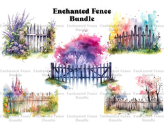 Enchanted Fence Clipart - CraftNest