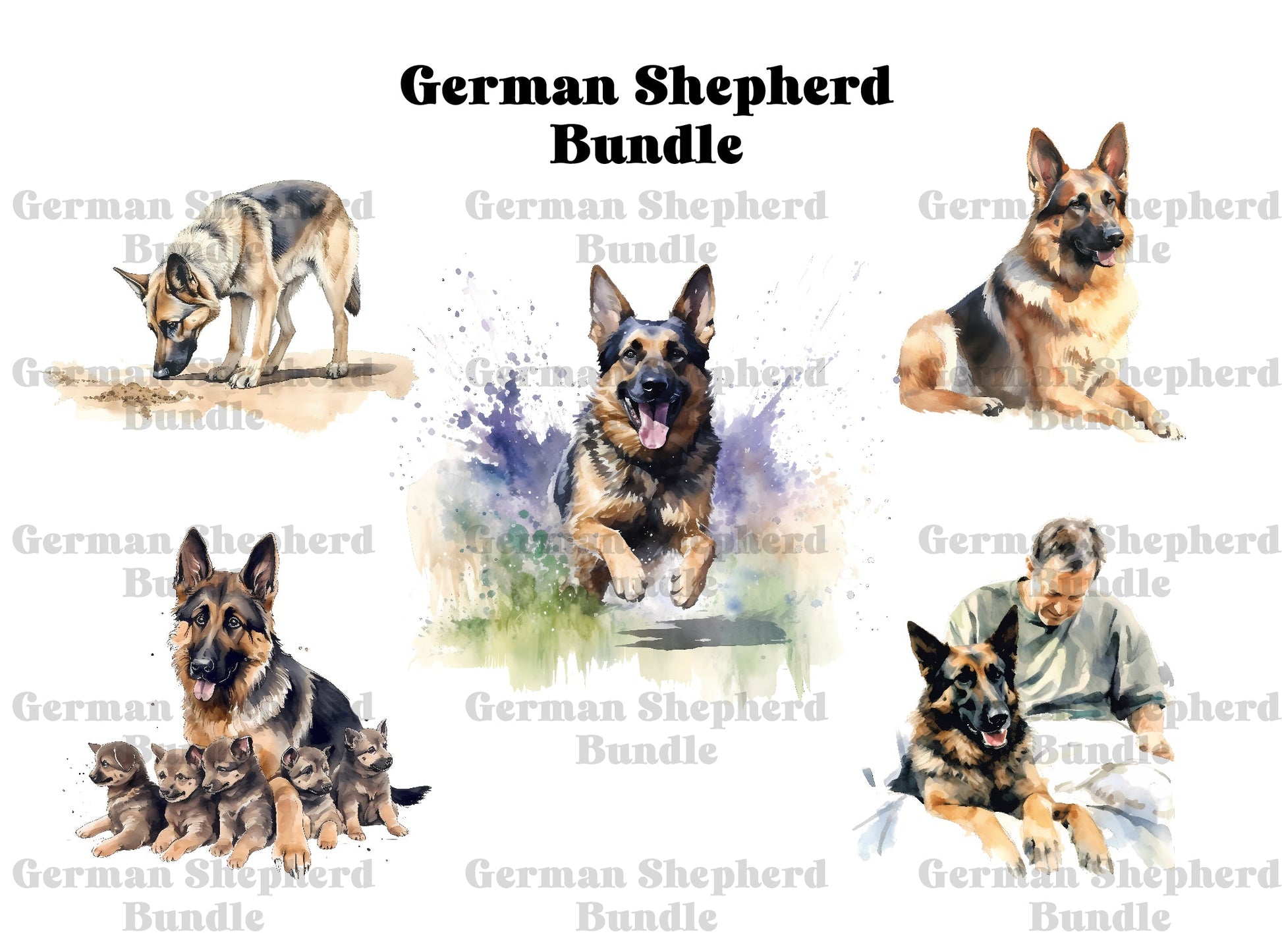 German Shepherd - CraftNest - Digital Crafting and Art