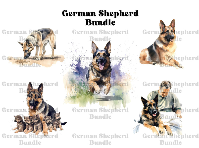 German Shepherd - CraftNest - Digital Crafting and Art