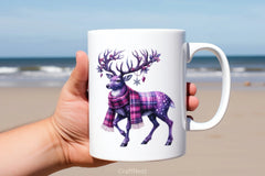 Purple Plaid Christmas Clipart Bundle - CraftNest - Digital Crafting and Art