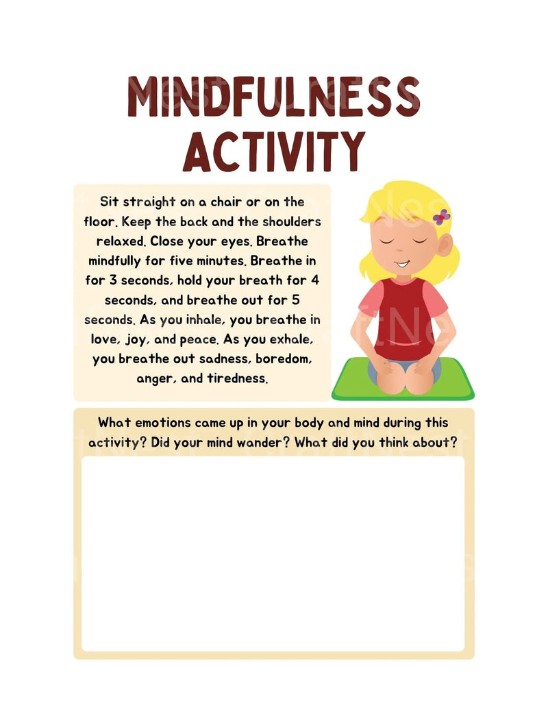 Mindfulness Activities for Kids - CraftNest - Digital Crafting and Art