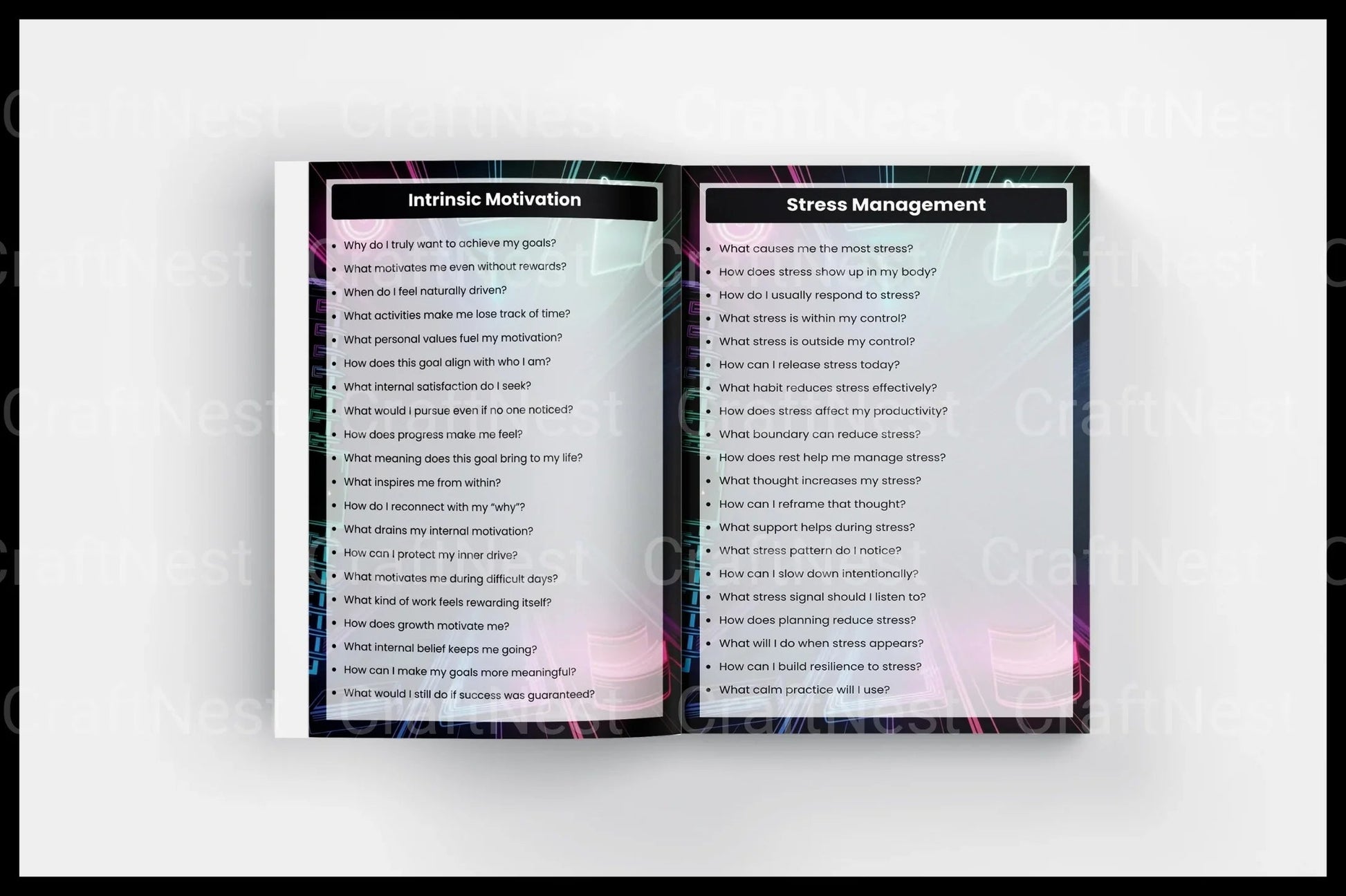Goal Productivity Prompts for Enhanced Focus - CraftNest - Digital Crafting and Art