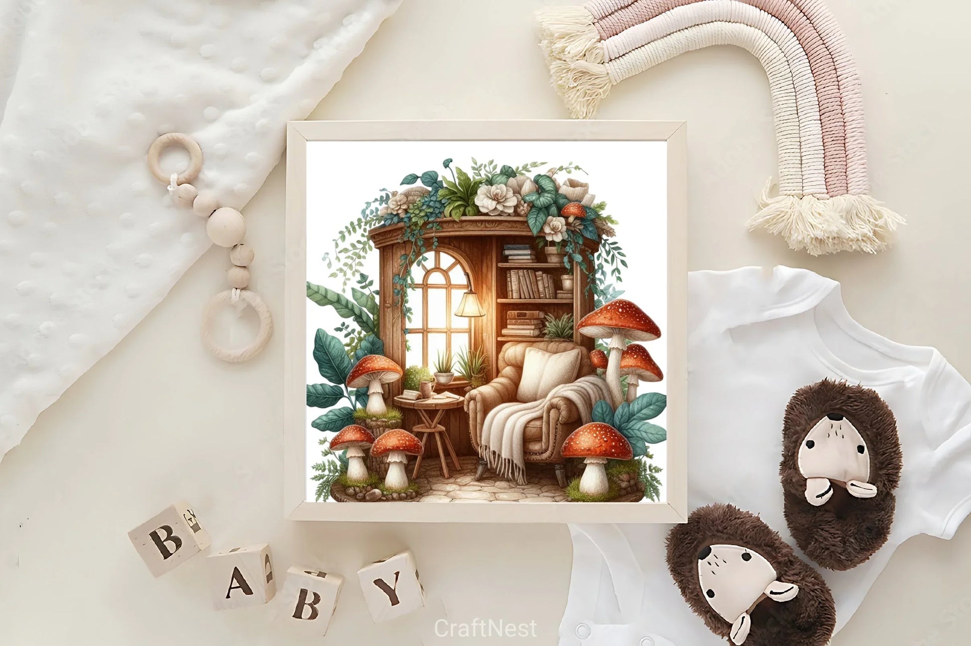 Cozy Sitting Area Clipart Bundle - CraftNest - Digital Crafting and Art