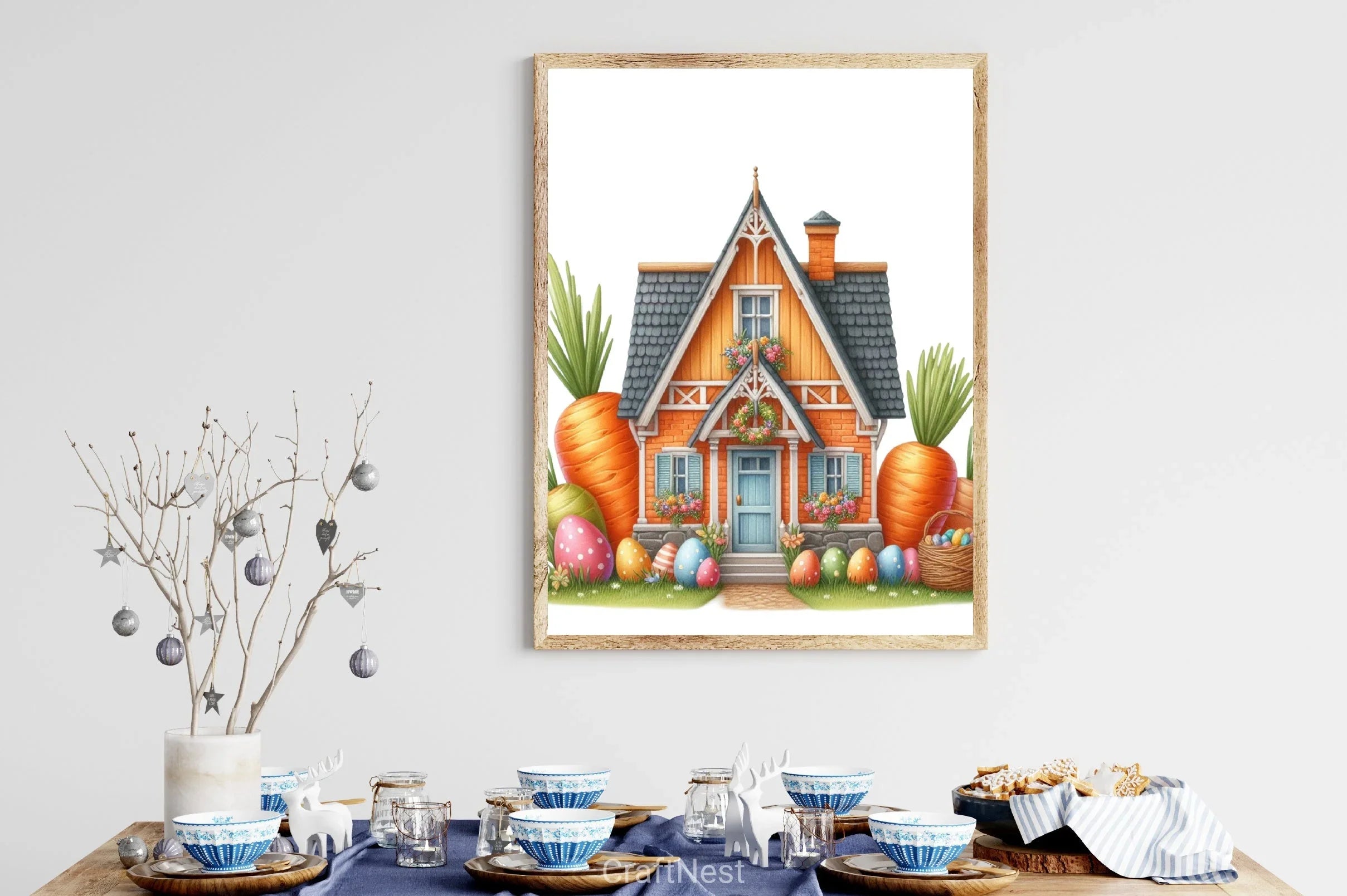 Carrot House Clipart Bundle 1 - CraftNest - Digital Crafting and Art