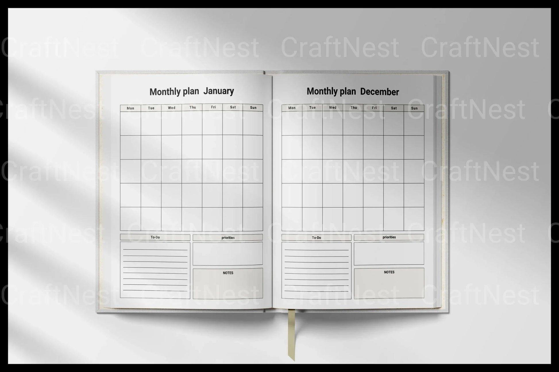 ADHD Planner for Adults - CraftNest - Digital Crafting and Art