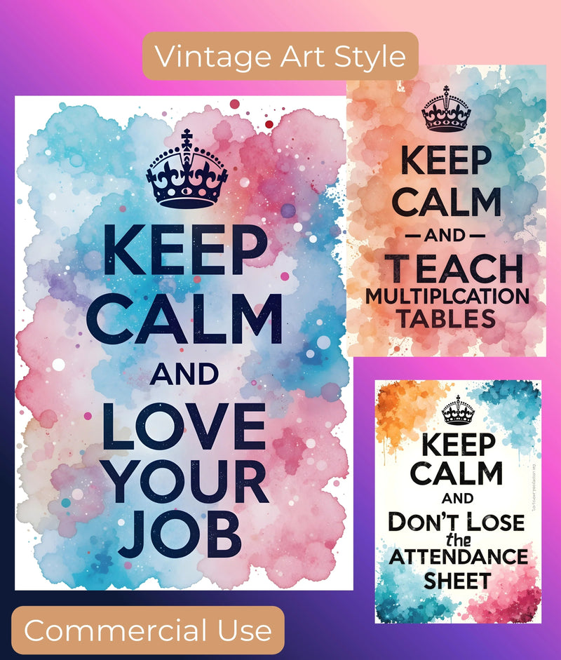 Teacher Wall Art Clipart Bundle - CraftNest - Digital Crafting and Art