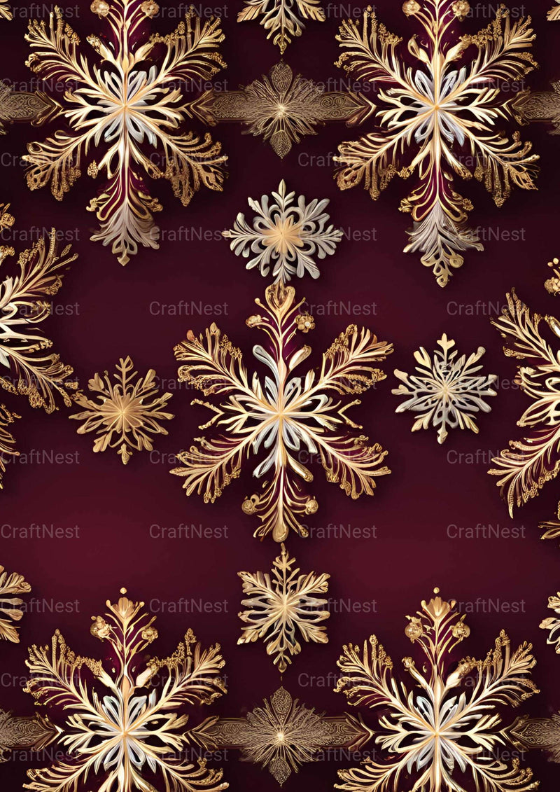 Snowflake Textures - CraftNest - Digital Crafting and Art
