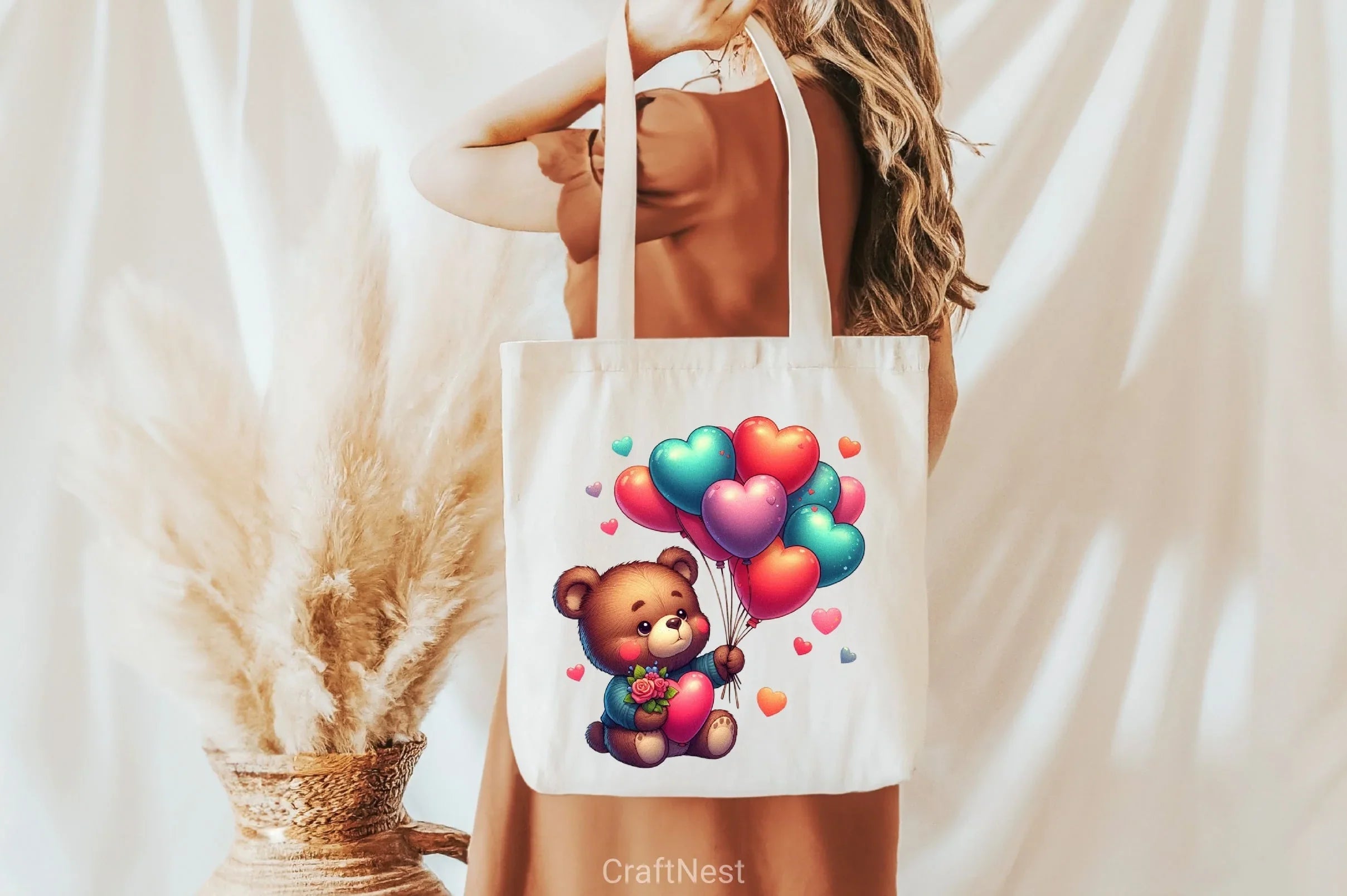 Valentine's Day Teddy Bear Clipart Bundle - CraftNest - Digital Crafting and Art