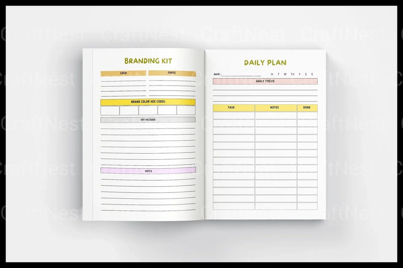 Craft Startup Planning Workbook for Entrepreneurs - CraftNest - Digital Crafting and Art