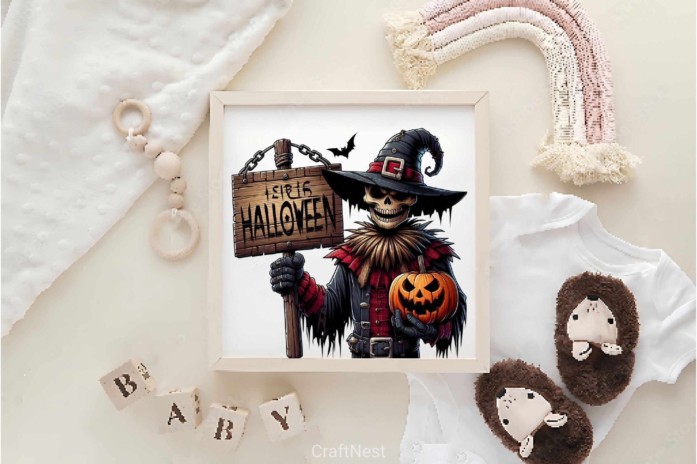 Halloween Scarecrow Clipart Bundle 3