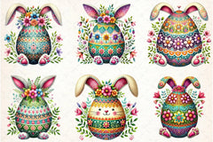 Spring Easter Egg Clipart Bundle - CraftNest - Digital Crafting and Art