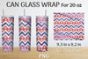 Patriotic Tumbler Wraps SVG Bundle