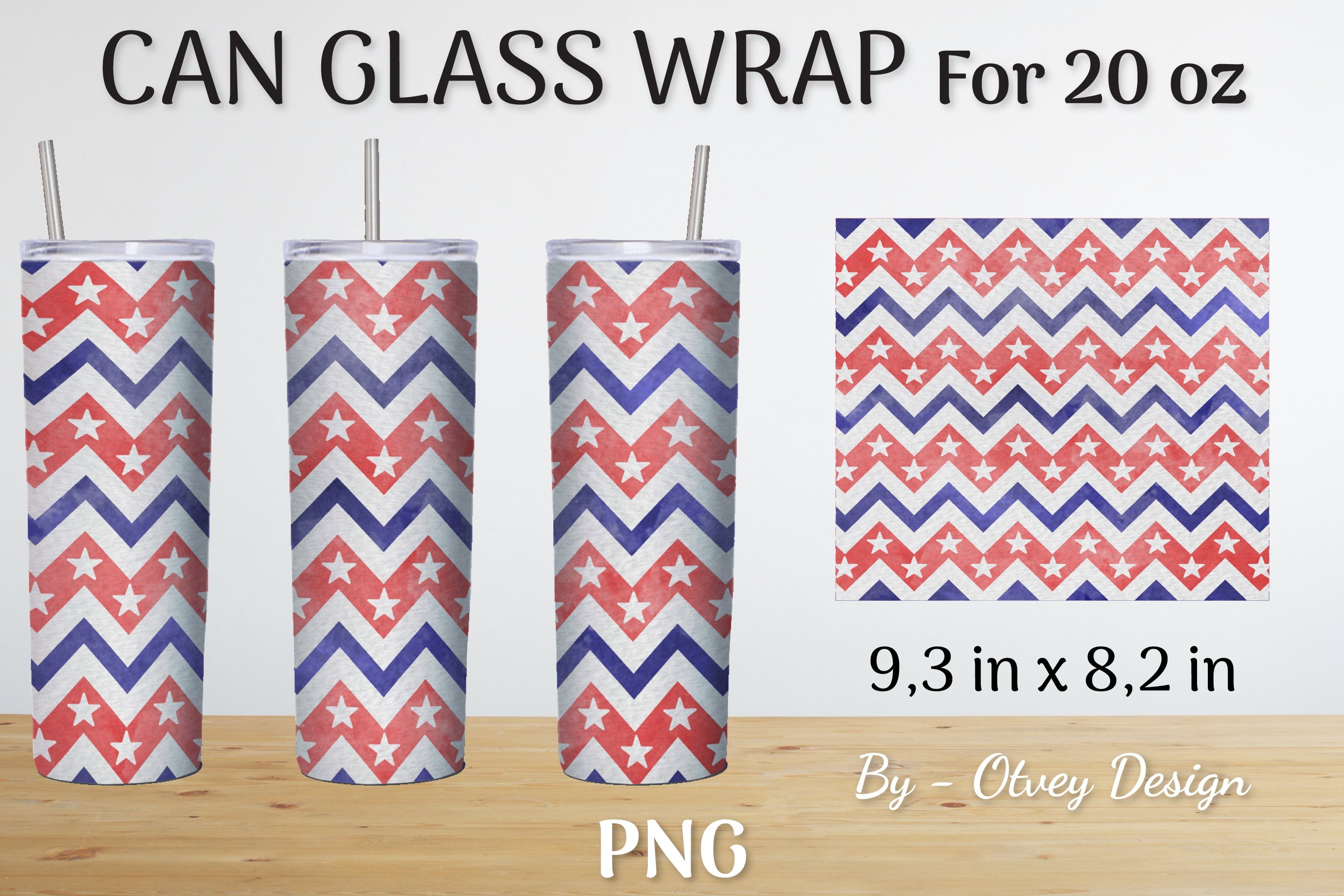 Patriotic 20 oz Tumbler Wraps SVG Bundle