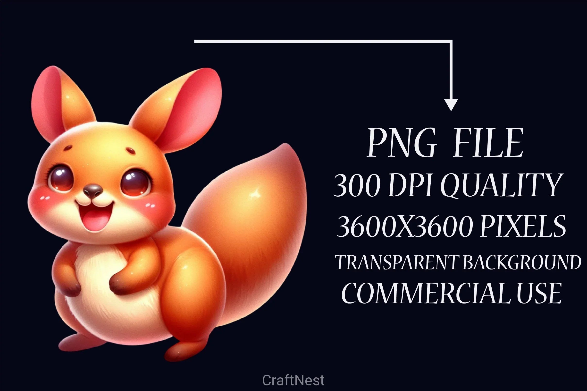 Cute Baby Kangaroo Clipart Bundle - CraftNest - Digital Crafting and Art