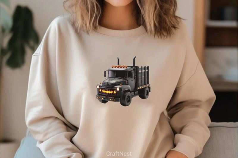 Halloween Truck Clipart Bundle - CraftNest - Digital Crafting and Art