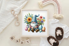 Easter Gnome Clipart Bundle 17 - CraftNest - Digital Crafting and Art