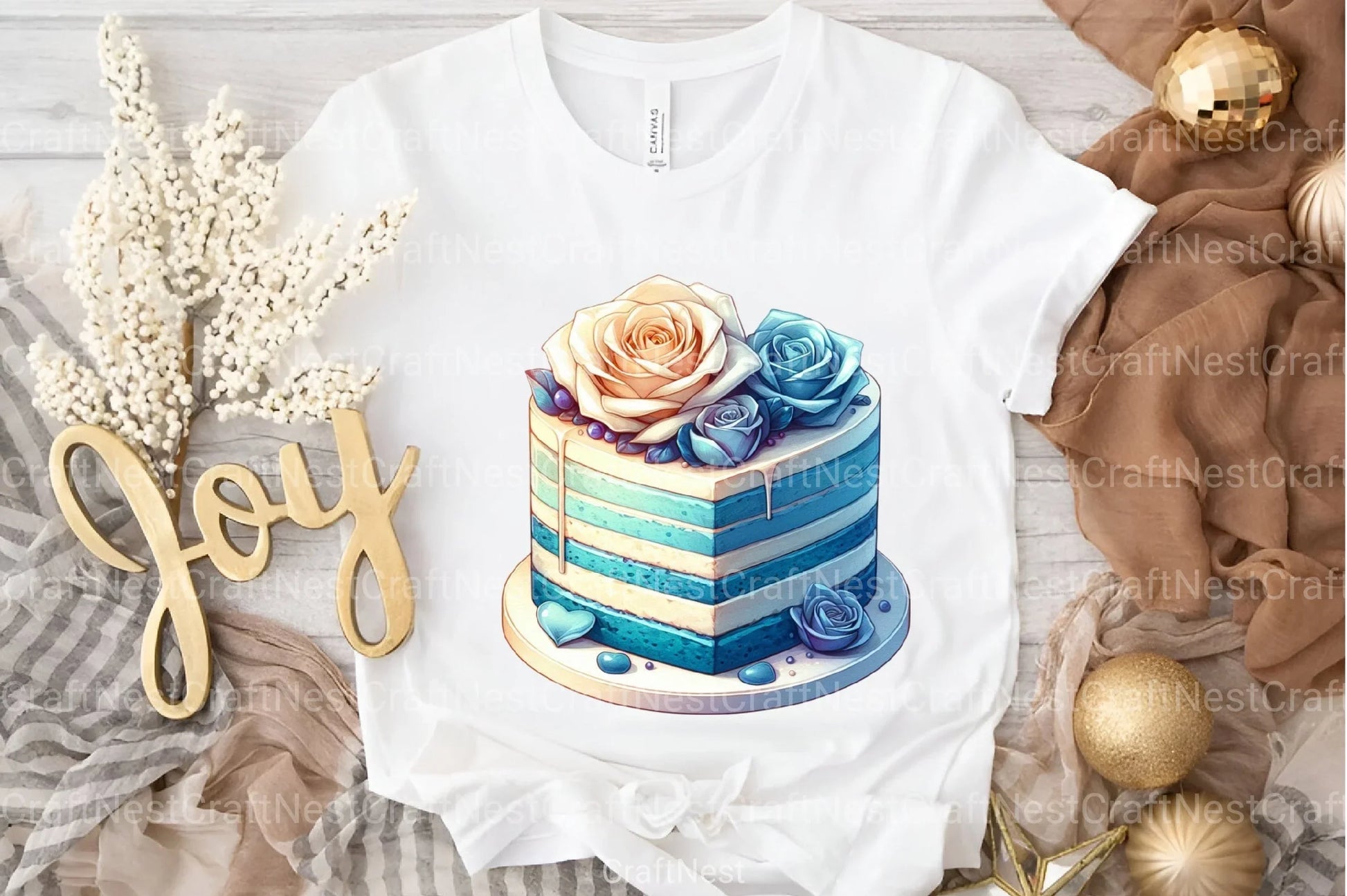 Valentine Cake Clipart Bundle 99 - CraftNest - Digital Crafting and Art