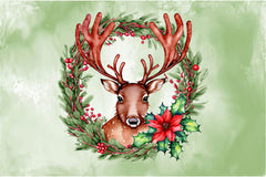 Reindeer With Flower Clipart Bundle - CraftNest - Digital Crafting and Art