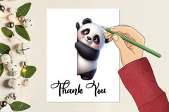 Panda Peeking Clipart Bundle - CraftNest - Digital Crafting and Art