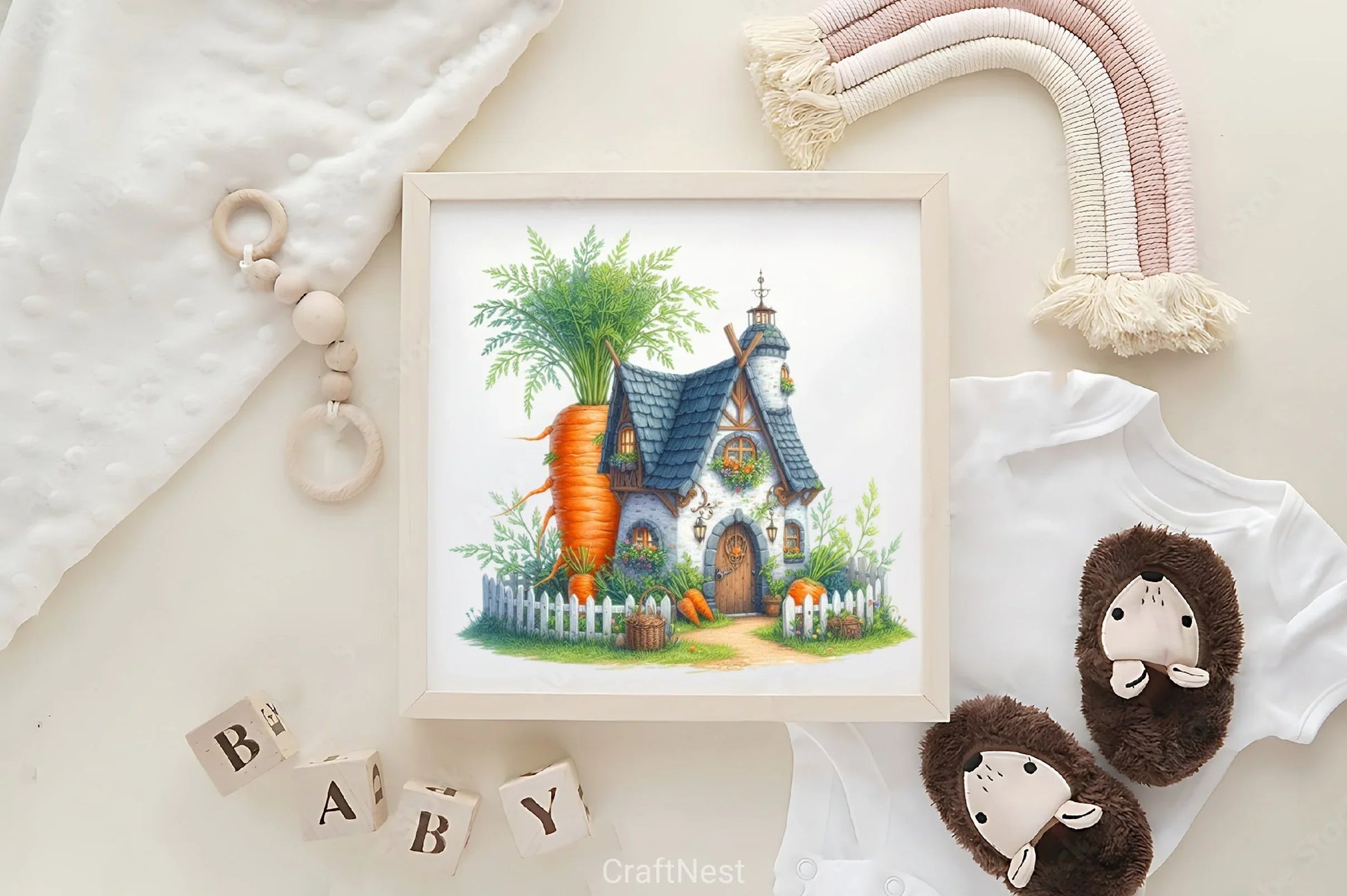 Fantasy Carrot House Clipart Bundle - CraftNest - Digital Crafting and Art