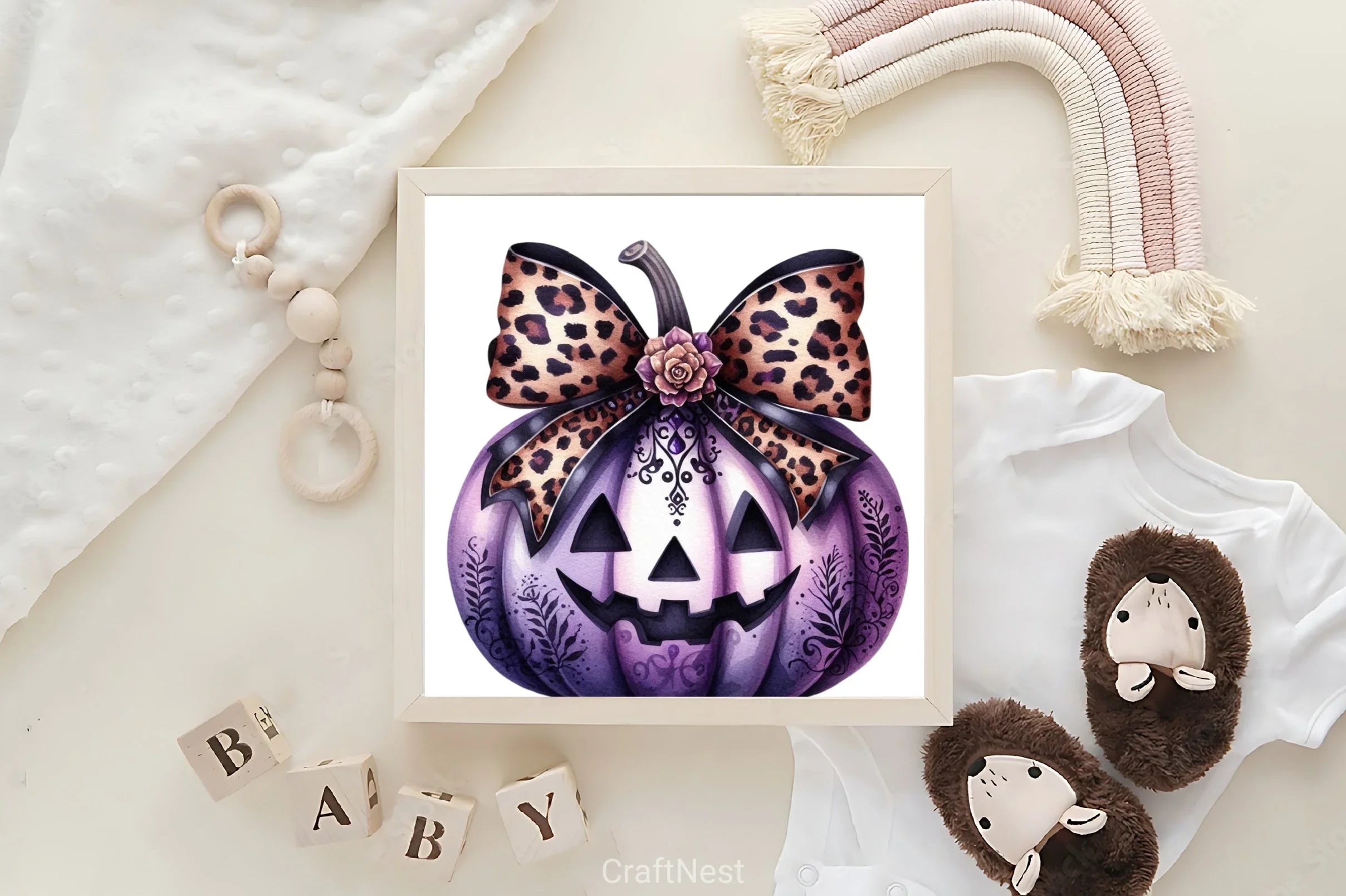Halloween Pumpkin Bow Clipart Bundle - CraftNest - Digital Crafting and Art